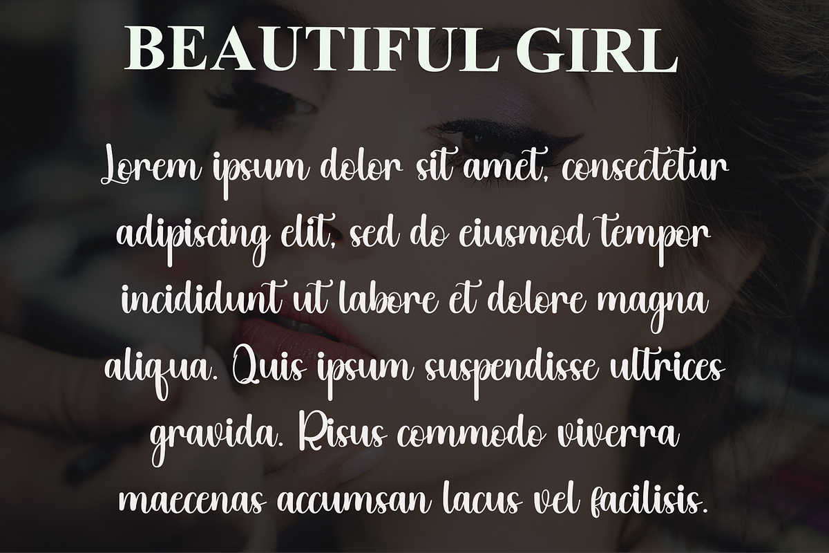 Beauty Angelica, a Handwritten Font by FreshTypeINK (Photo 7 of 8)