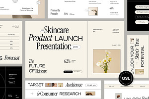 Skincare Product Launch Google Slide, a Presentation Template by fakhroo