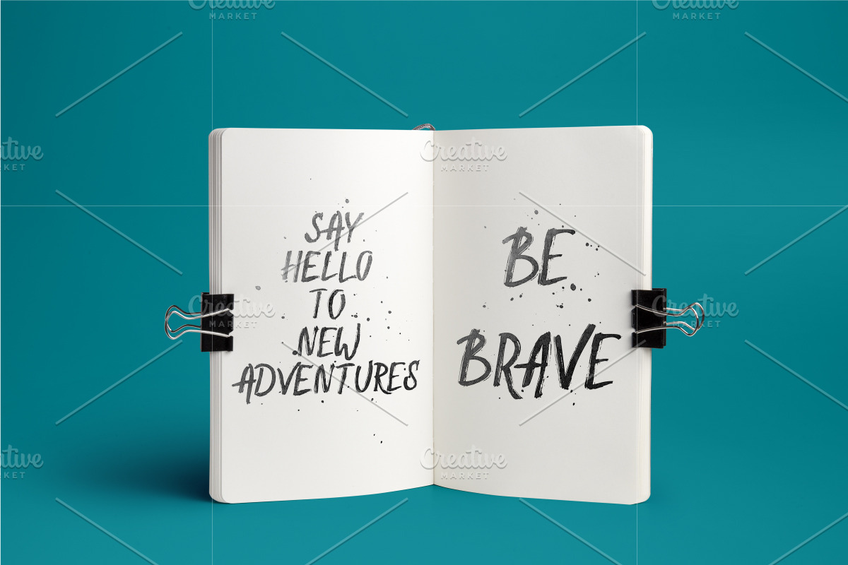 Wilde Wasser - Textured Brush Font preview 4