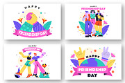 10 Happy Friendship Day Illustration, a Person Illustration by denayunebgt (Thumbnail 3 of 4)