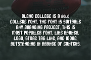 Bleno College Font, a Serif Font by QR Design Studio (Thumbnail 4 of 7)