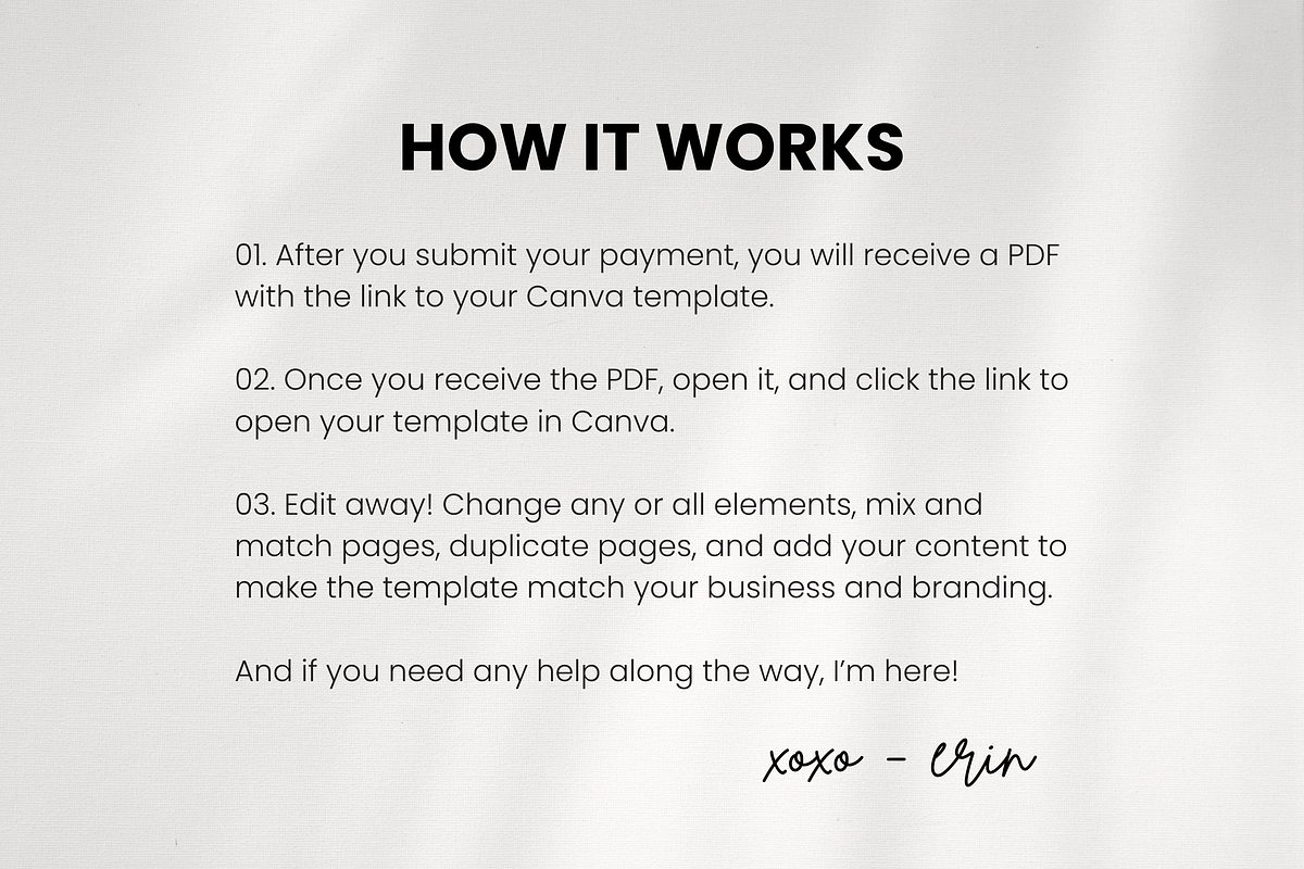 Olive | Canva Workbook Template, a Magazine Template by Erin Cassidy (Photo 10 of 10)