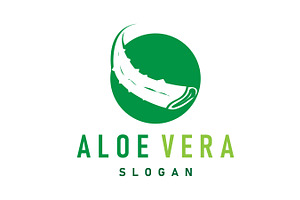 Aloe Vera Logo Design Simple, a Branding & Logo Template by Maylianaw28
