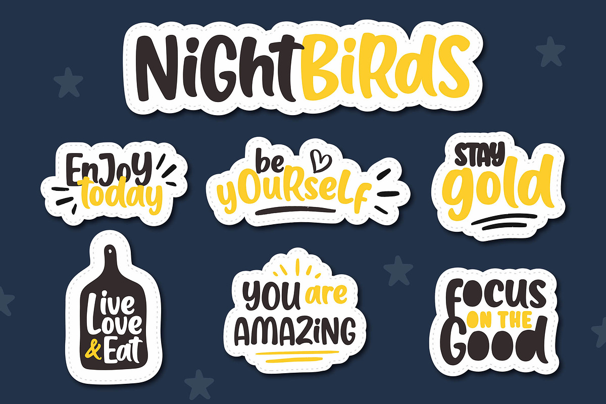 Night Birds ~ Cute & Quirky preview 4