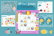 Under the Sea Activity Book for Kids, an Education Illustration by Nursery Art (Thumbnail 3 of 8)