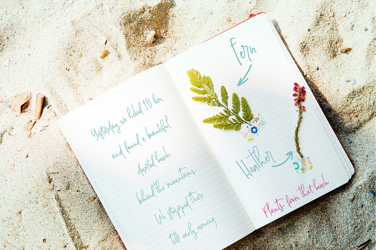 Symply handwritten font, a Script Font by TripleHely (Photo 13 of 14)