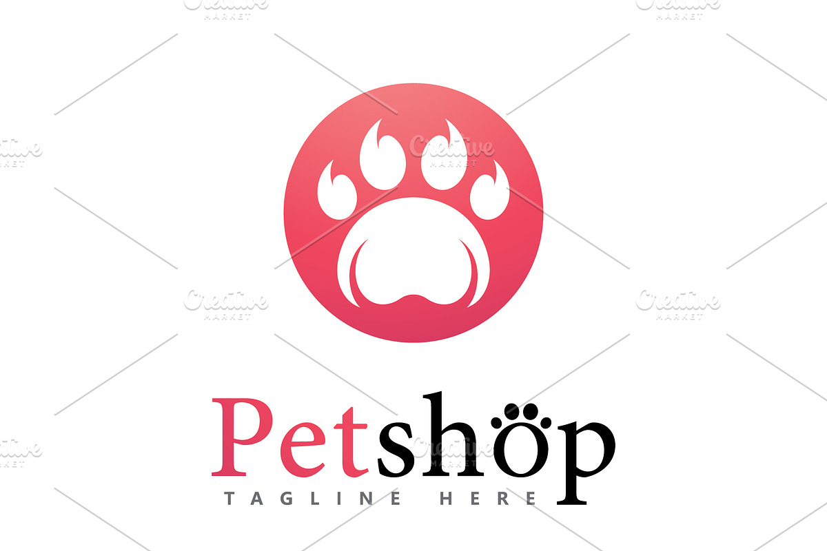 Paw Logo design vector illustration,, a Graphic by T.Vooka