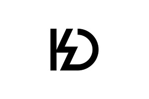 Letter KD Logo