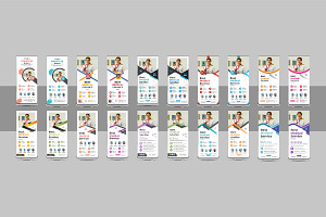 Medical, hospital roll up banner set, a Card Template by Pavel_design