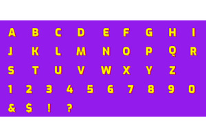 Comic retro font set. Alphabet, an Object Illustration by Things for designers