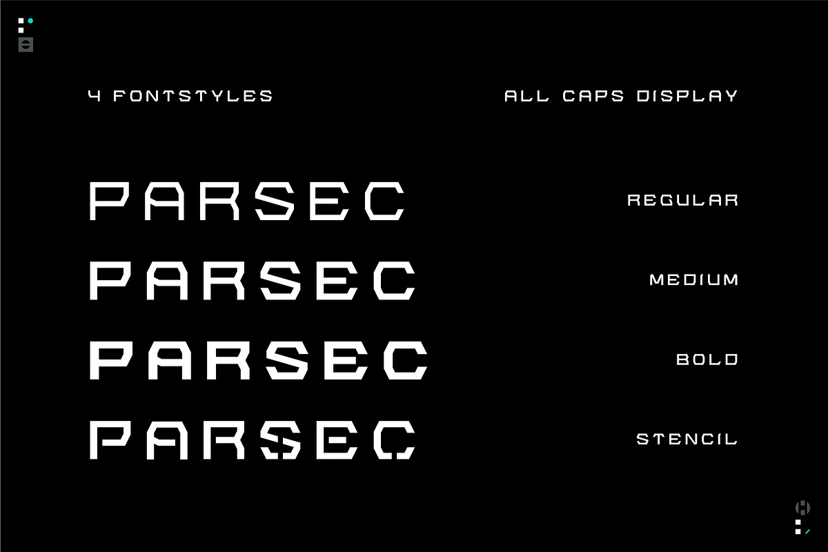 T415 Parsec, a Font by Type415™ (Photo 2 of 5)