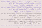 Lily Dusk whimsical display typeface, a Handwritten Font by alenaganzhela (Thumbnail 9 of 11)