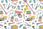 Gardening bundle, seamless patterns, a Decorative Illustration by Good Studio (Thumbnail 4 of 13)