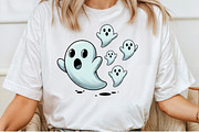 Cute Ghost PNG, an Illustration by Craft Nest (Thumbnail 4 of 6)