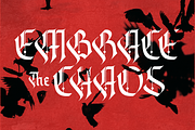 Grudge – Gothic Blackletter Typeface, a Blackletter Font by Almarkhatype (Thumbnail 10 of 15)