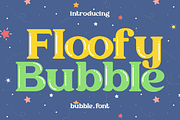 Floofy Bubble - Bubble Font, a Font by PutraCetol Studio (Thumbnail 1 of 5)