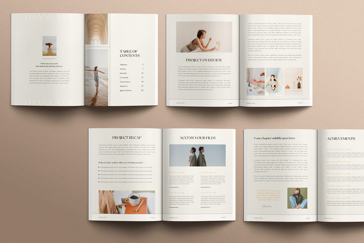 Client Service Experience Templates, a Magazine Template by Sierra Creative Studio (Photo 15 of 17)