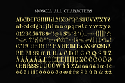 Moncca - Modern Serif Display, a Serif Font by MaikoHatta (Thumbnail 6 of 7)