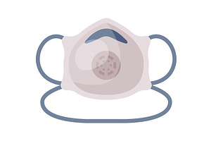 Medical Mask, Safety Breathing, a Healthcare Illustration by TopVectors