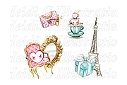 French Girl, an Illustration by HeidiCIllustration (Thumbnail 3 of 3)