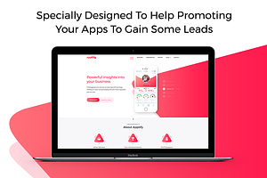 Apptify - App Landing Page With Blog