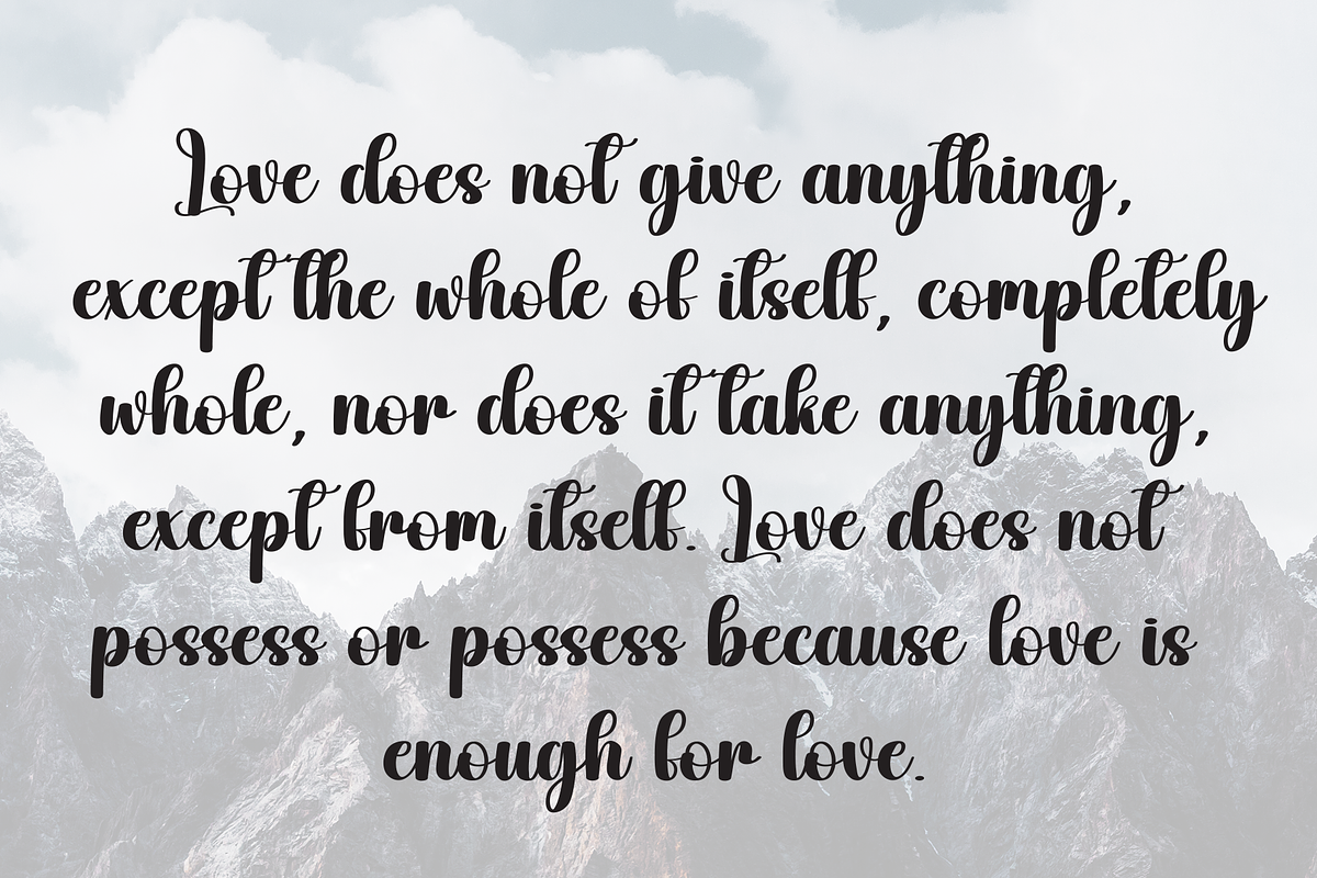 Magnolia | Script Font, a Handwritten Font by Scratchones (Photo 6 of 9)