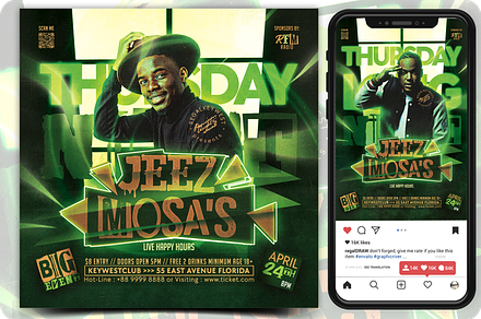 Artist Flyer, a Flyer Template by regalDRAW