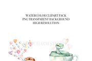25 Quirky Snake Clipart PNGs, an Animal Illustration by Pati Charm Studio (Thumbnail 5 of 8)