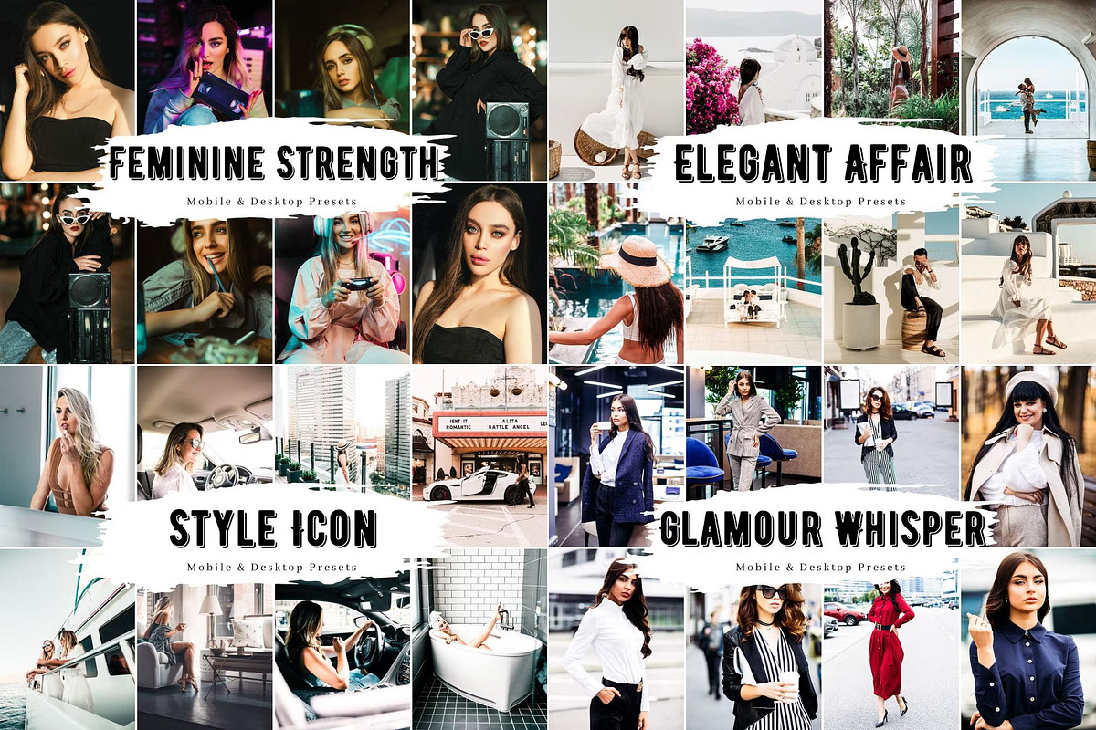450 Mobile Lightroom Preset Bundle, a Preset Add-On by LucaTheme (Photo 2 of 10)