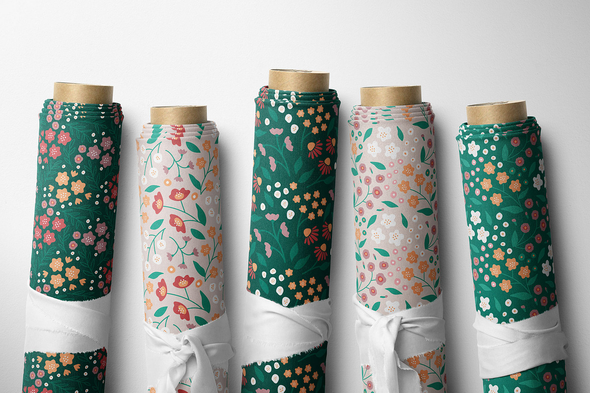 25 seamless floral patterns texture, a Pattern Graphic by RevolutionizZed (Photo 12 of 19)