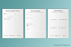 Budget Planner A4 Size Printable