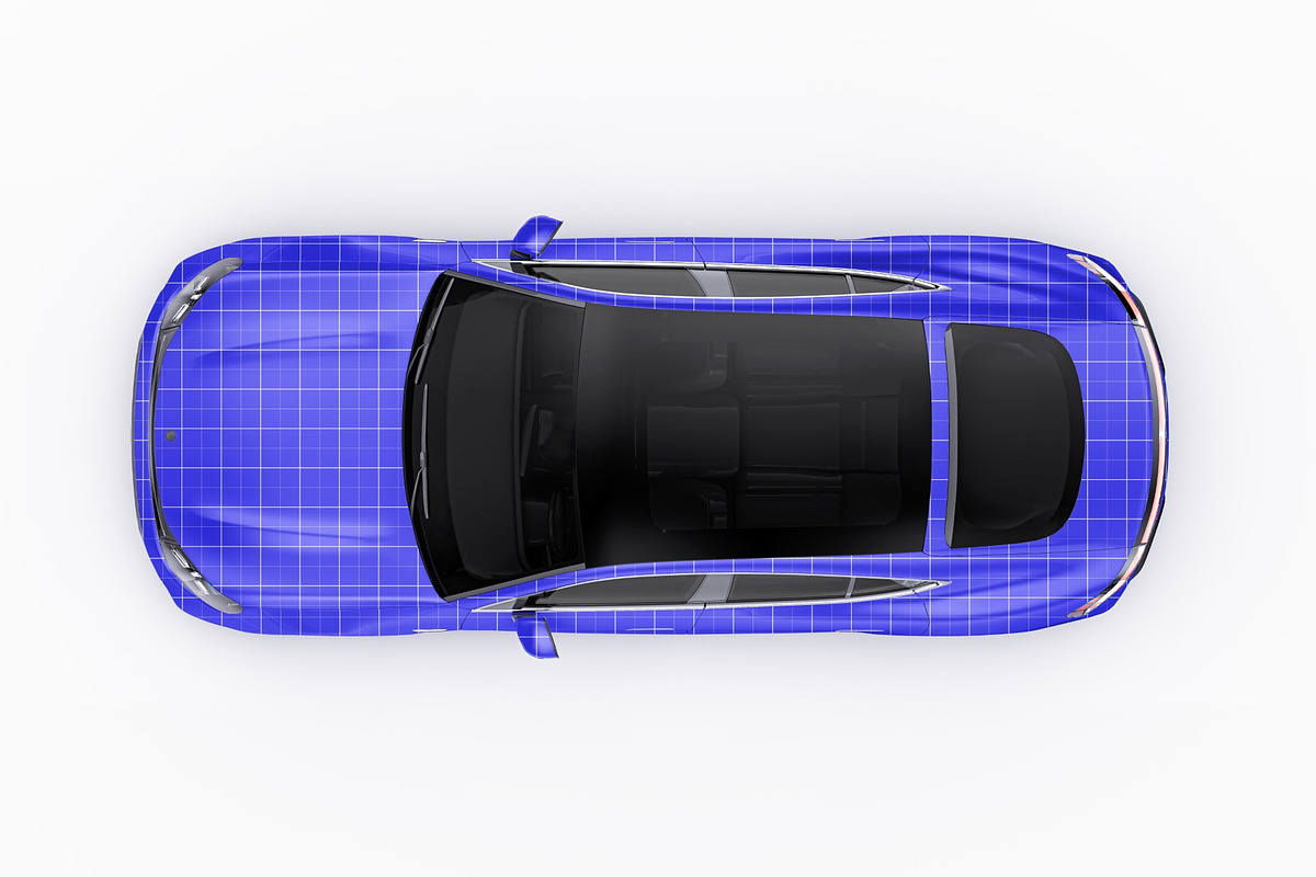 2027 Sport Performance Coupe Set, an Advertising Mockup by Halal Graphic Studio (Photo 10 of 12)