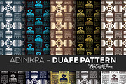 Adinkra DUAFE Pattern I, a Pattern Graphic by ByGiftyJane (Thumbnail 1 of 11)