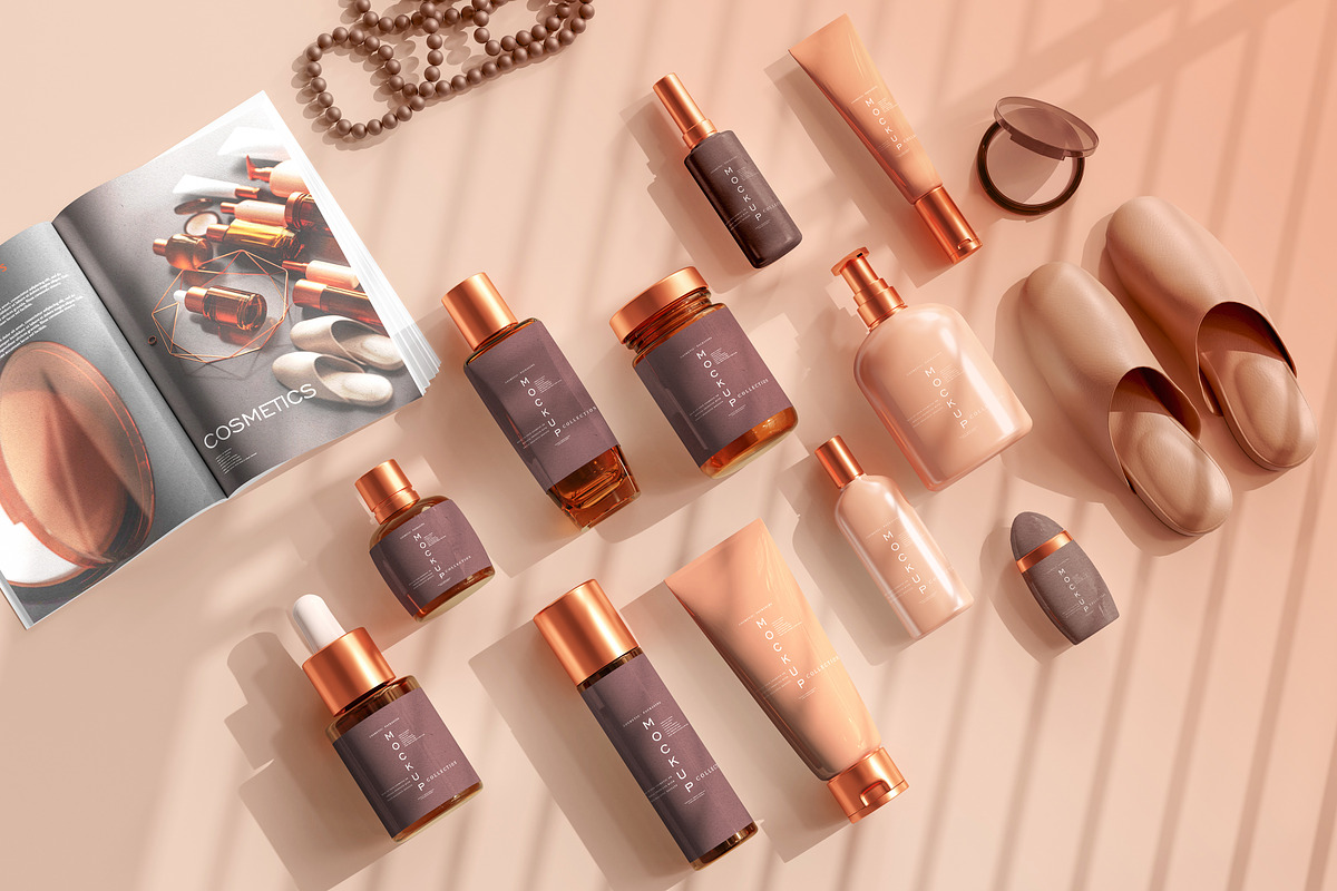 390+ Cosmetic Branding Mockup Scenes, a Cups & Container Mockup by pmvch (Photo 3 of 367)