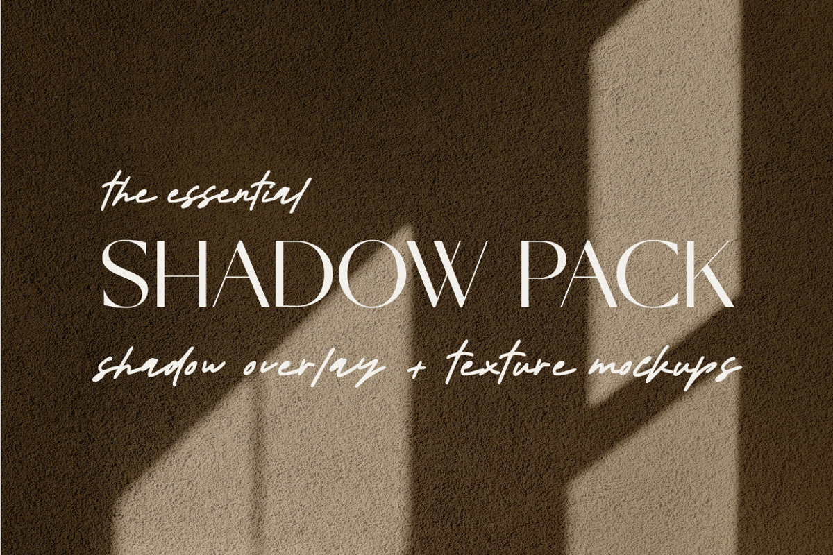 Essential Shadow Overlay Pack, a Mockup by Leigh the Studio (Photo 1 of 15)