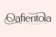 Qafientola A Modern Stylish Serif, a Serif Font by Storytype Studio (Thumbnail 1 of 15)