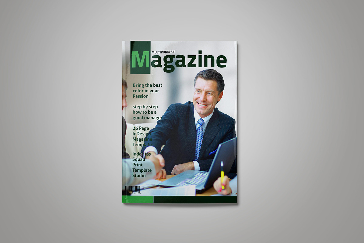 InDesign Magazine Template, a Magazine Template by Indotitas (Photo 1 of 10)