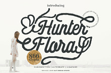 Hunter Flora Typeface