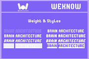 Brain Architecture font, a Font by weknow (Thumbnail 7 of 8)