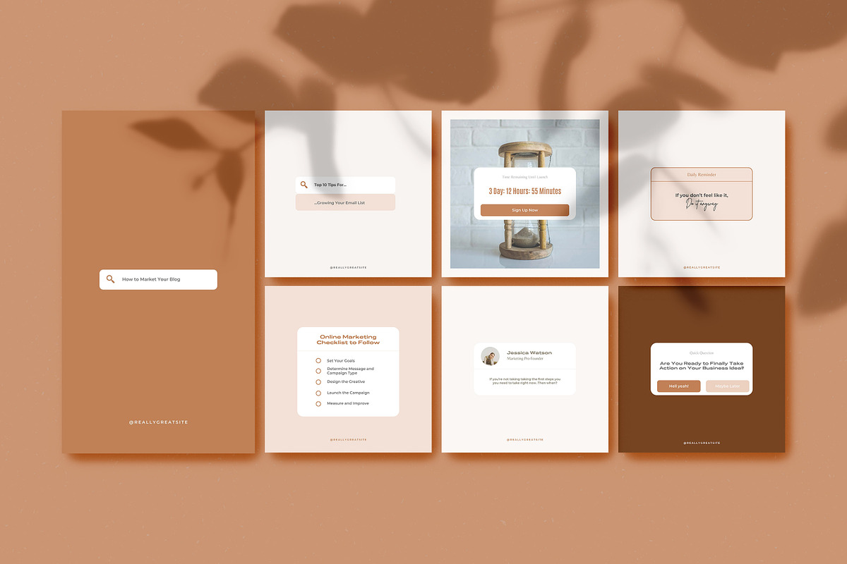 Marketing Pro Instagram Templates, a Social Media Template by AndrewPixel (Photo 5 of 15)