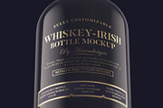 Whiskey-Irish Bottle Mockup, an Advertising Mockup by HexenDesigns (Thumbnail 7 of 12)