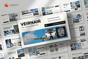 Airline Aviation Powerpoint Template, a Presentation Template by fluffstudio (Thumbnail 1 of 4)