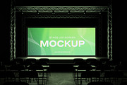 Stage LED Mockup, an Advertising Mockup by Izdihaar_Studio (Thumbnail 1 of 2)