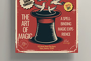 Famous Magician Poster Template, a Flyer Template by MightyDesign (Thumbnail 3 of 6)