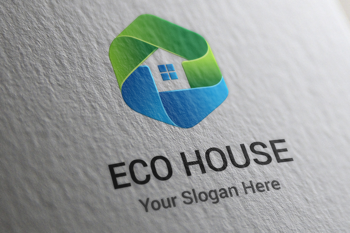 Eco House Logo, a Branding & Logo Template by aykutfiliz (Photo 3 of 3)