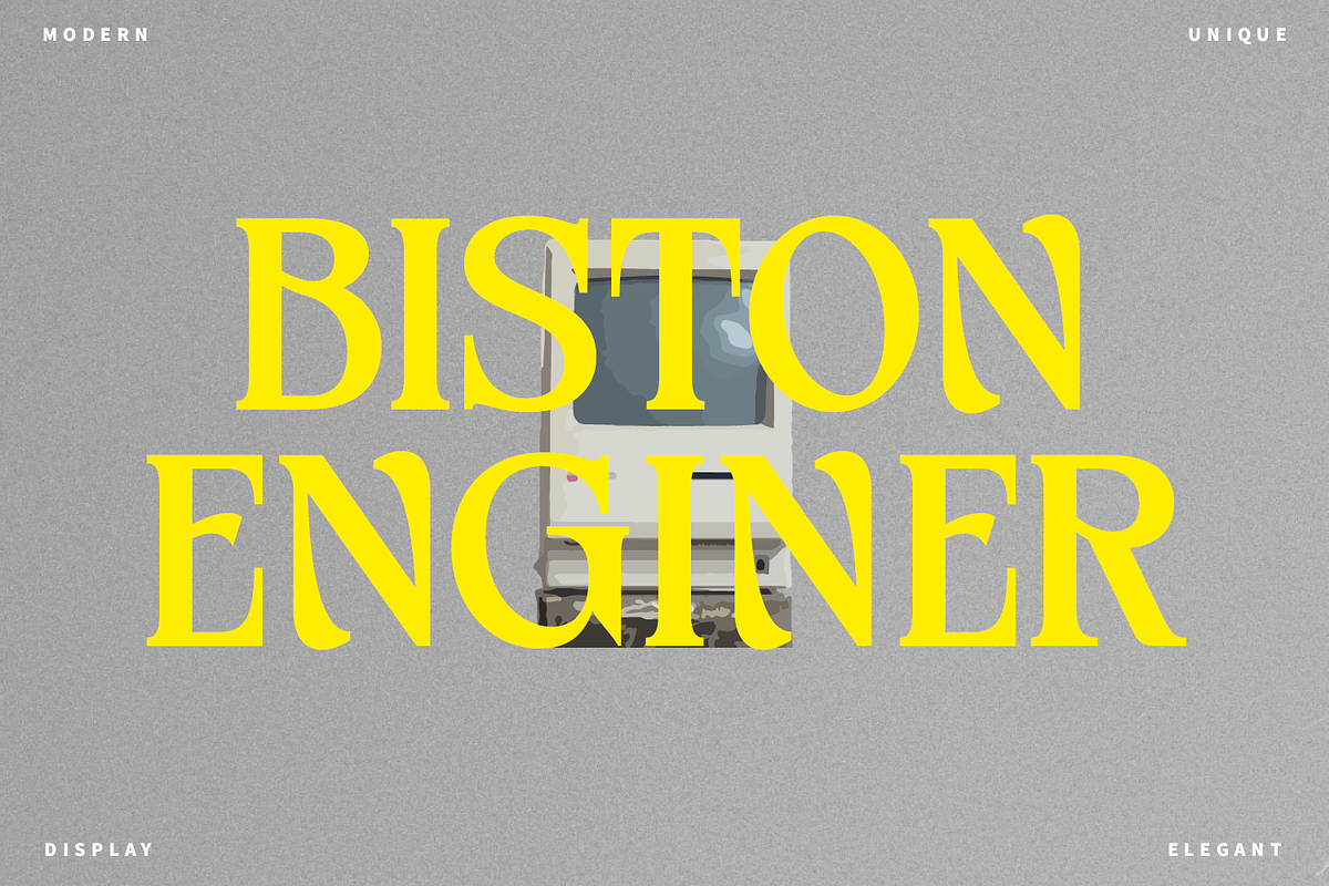 Meginer Nineties - Modern Serif, a Serif Font by Comactype Foundry (Photo 14 of 22)