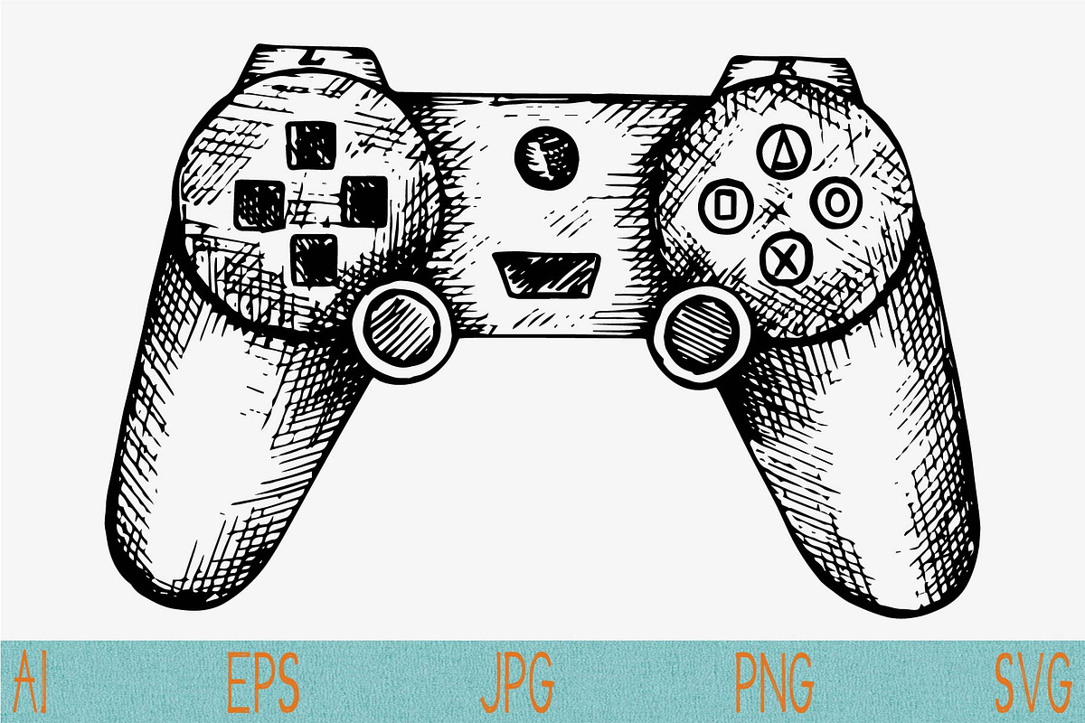 game controller svg vector png eps, an Icon by FileVectorSVG (Photo 3 of 4)