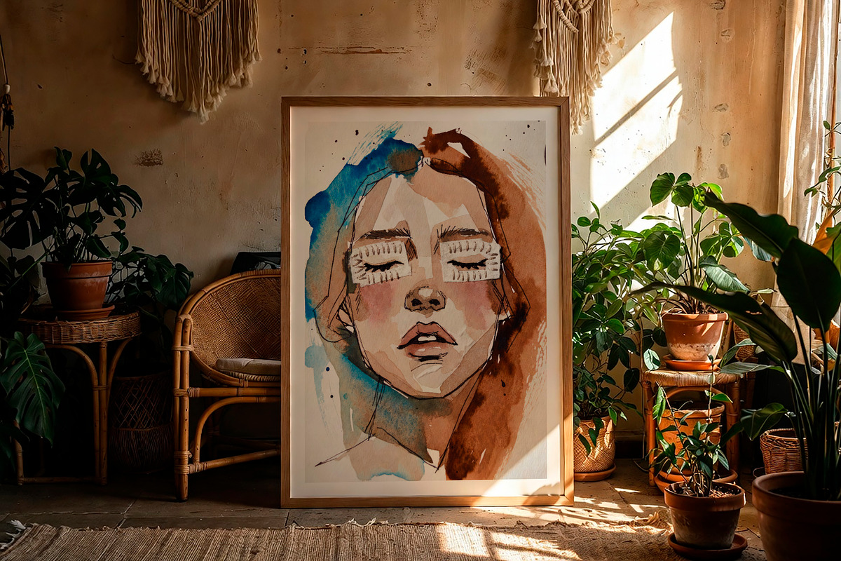 Collage Woman ART, a Wallpaper Graphic by O m N i  Studio (Photo 13 of 15)