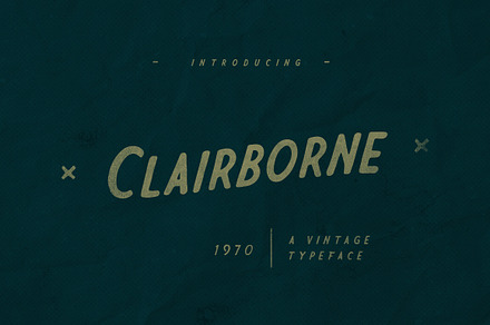 Clairborne Typeface