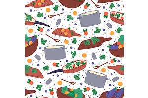 Kitchenware pot. Food preparation, a Food Illustration by Vectorbuum